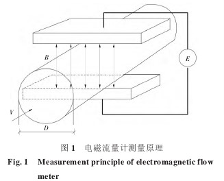 電磁流量計(jì)測量原理圖