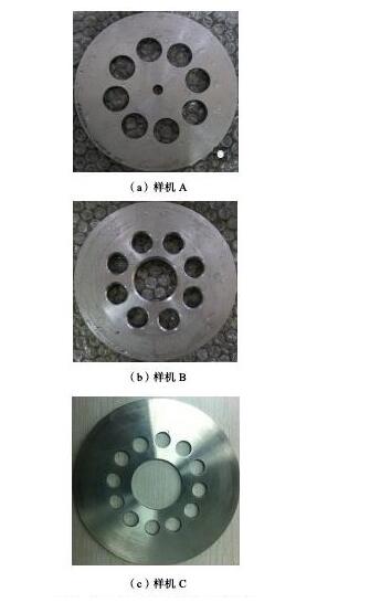 圖4 不同結(jié)構(gòu)的多孔孔板實驗樣機(jī)Fig.4 Experimental prototypes of multi-orifice plate with different structures